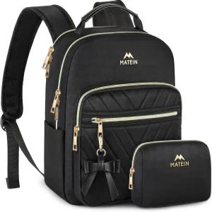 여성용 MATEIN 미니 백팩 방수 스타일리시 데이팩 지갑 숄더백 경량 소형 캐주얼 데일리 여행 모칠라스