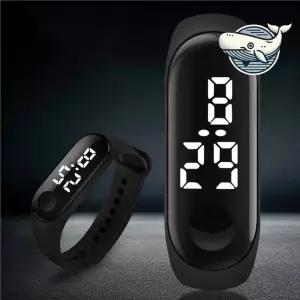 모던 스타일 LED 터치 손목시계 우레탄 시계 EBN9+2hka