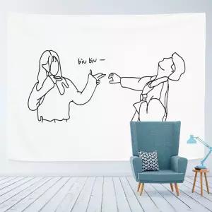 대형 패브릭 포스터 사랑의총알 L