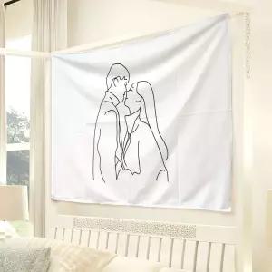 대형 패브릭 포스터 허그 M