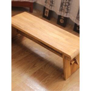 오동나무 거문고 국학 낮은 온돌 창문 맥황색 탁자 원목