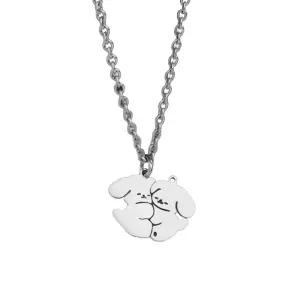 강아지 우정 커플 목걸이 2인