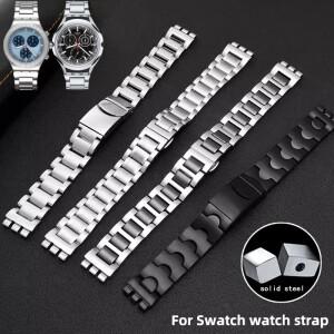 Switch YCS YAS YGS IRONY 시리즈 스테인리스 스틸 시계 밴드, 교체 팔찌, 접이식 버클 스트랩, 남녀공용