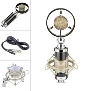 전문 가라오케 마이크 콘덴서 유선 빈티지 녹음 스튜디오 노래 컴퓨터 라이브 방송 Mikrofon