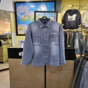 세이브존06 주니어 남아 샴브레이 데님 셔츠 14570-020-401-10