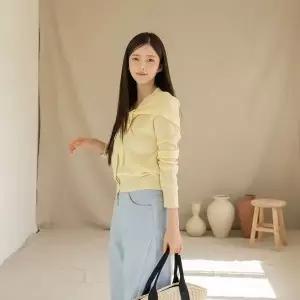 [하프클럽/]여성 봄가을 숄넥 니트 가디건