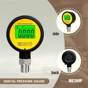 차압계 모레이 ME260P LCD 고무 보호 방수 FS 디지털 압력계 가스 교정기