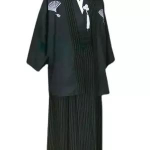 사무라이 기모노 코스프레 일본 남성 가디건 가운 전통