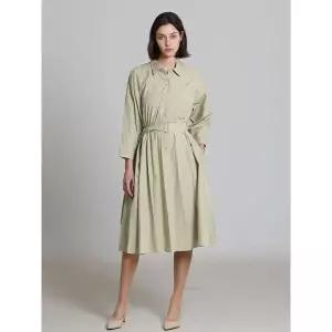 [하프클럽/]벨티드 셔츠형 원피스 (택가격 179000원)