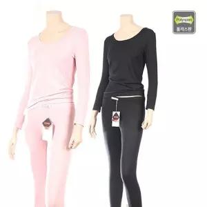 여성 웜업히트 U넥 상의 OR 웜업타이즈 내의 내복