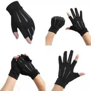 ( )남성 2컷 장갑 그레이 아이스장갑 여름용등산장갑 자외선차단쿨장갑