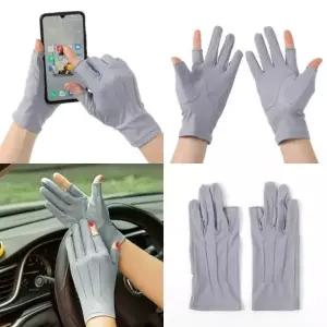 ( )여성 2컷 장갑 그레이 여성여름등산장갑 배드민턴장갑 여름용등산장갑