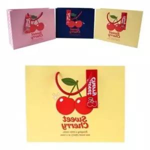 [문구/오피스] 10매 세트 3컬러 선물용 쇼핑백 종이가방 소형