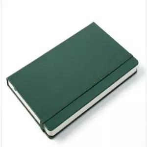 [문구] 레더 A5 모눈 밴드 노트 다크그린 월간다이어리 포켓다이어리 업무다이어리 스케줄수첩 일기쓰기