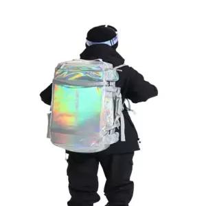 대용량 백팩 스키 스노우보드 장비 가방 화이트 보드백 스노우 커버 겨울