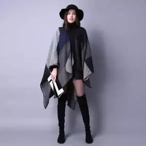 TBZ 루즈핏 여성 숄-도브그레이 숄머플러 심플룩 숄코디
