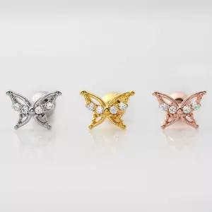 [하프클럽/]써지컬 핀 큐빅 피어싱 스카이픽시 3종 택1