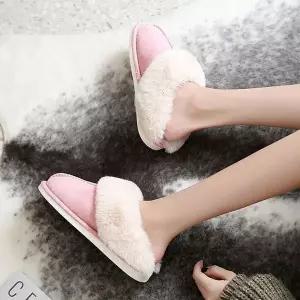 [하프클럽/]따뜻한 겨울 나기 슈즈 슬리퍼 남녀 공용 겨울 털신