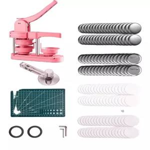 뱃지 메이커 핀버튼 프레스 기계 배지 만들기 DIY 굿즈 제작