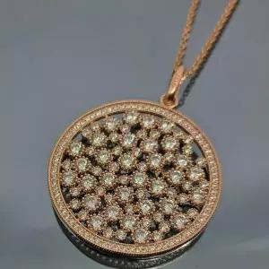 럭셔리 롱드롭목걸이(14K 9.4g HKS-HM1209)