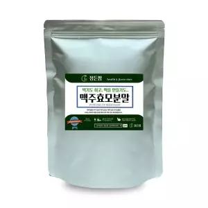 맥주효모분말 500g 이중 지퍼백 정든팜 가루 파우더 건가루 건조