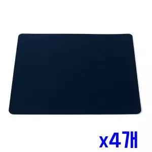 TBZ 편리한 가죽 심플 마우스패드(블랙) x4개