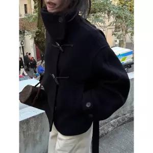 모직코트 모직 코트 토글 떡볶이 더플 아우터 버튼 여성