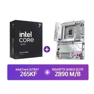 인텔 코어 울트라7 시리즈2 265KF (애로우레이크) (정품) + GIGABYTE Z890 AORUS ELITE WIFI7 ICE 패키지 CYNEX