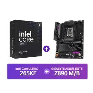 인텔 코어 울트라7 시리즈2 265KF (애로우레이크) (정품) + GIGABYTE Z890 AORUS ELITE WIFI7 패키지 CYNEX