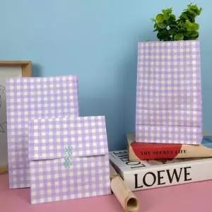 bns 체크 선물 포장 봉투 10P 종이 포장지 페이퍼백 WFLIPT6