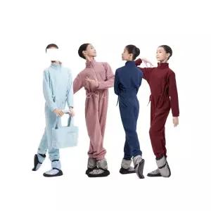 발레 우주복 댄스 땀복 무용 전신 트레이닝 워밍업 성인용 수트 점프 다이어트