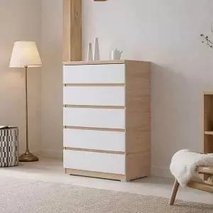 [아트박스]/바이탈버브 하임 광폭 800 5단 서랍장