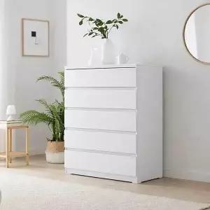 [아트박스]/바이탈버브 하임 광폭 1000 5단 와이드 서랍장