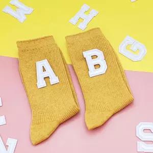 모자알파벳와펜 의류 패치 흰색 가방와 자수 와패치 자수와 옷패치 열스티커 에붙이는 의류와 귀여운와포인