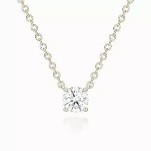 [오네주얼리]18K Essentiel 5부 랩다이아몬드 목걸이 ONW20440N