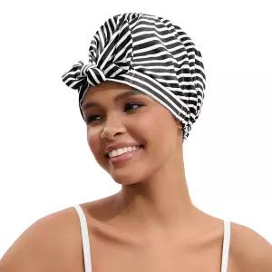 여성용 요타스 샤워 캡 재사용 가능한 방수 기능 고급 헤어 긴 머리 땋기용 대형 조절식 볼노트 목욕