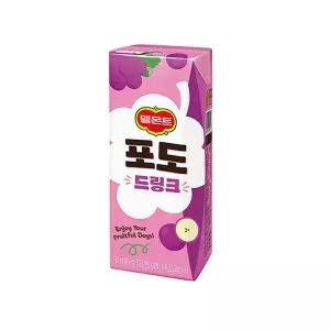 델몬트 드링크팩 포도 190ml X 144팩 / 주스 과즙음료 팩음료