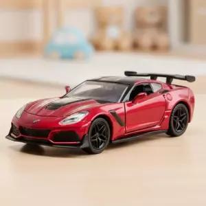 모터맥스 쉐보레 콜벳 2019 ZR1 다이캐스트 풀백카 미니카 (레드)