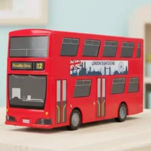모터맥스 런던 2층 관광버스 (12인치) 이층버스 자동차 미니카 다이캐스트 미니어처 피규어