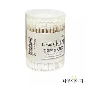 [에스에스_62]나무이야기 원통면봉 화장솜 100p