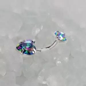 [하프클럽/]식스미 다이나믹 하트 3종 배꼽 피어싱