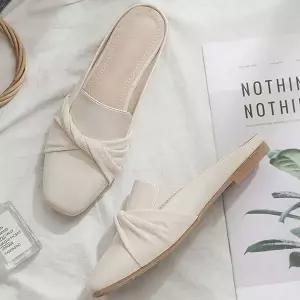 [하프클럽/]여자 직장인 오피스룩 신발 코디 뮬구두 슬리퍼 선물