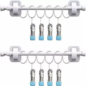 교실 화이트보드용 인형형 2팩 마그네틱 막대 교사용 1730인치 앵커 차트 홀더 금속 문 사무실 걸이 포스터