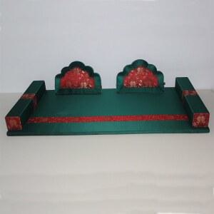 전통보료 오색모빌 왕실 궁중 80 A패키지 먹색 비단 부귀꽃 고동 좌식