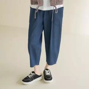 엄마옷 마담4060 [내추럴포엠]옆포켓데님팬츠 -QPN2604026-