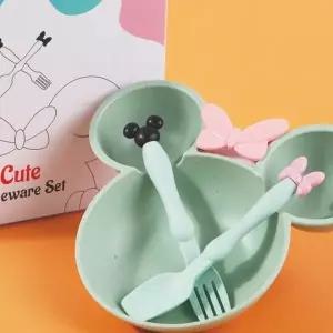 아기 이유식 준비물 유아 캐릭터 식판 어린이 식기