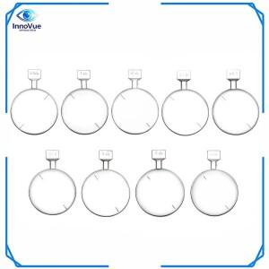 1개 광학 프리즘 렌즈 시험용 세트용 금속 테두리 DIA 38mm 안과 시력 검사 단일 조각