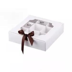 리본포함 포장박스 마카롱 종이케이스 고급 선물함 레터링 스페셜 케이크박스 디저트