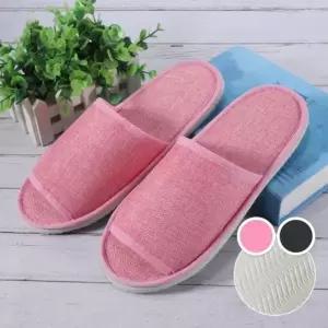 여름 린넨 슬리퍼 실내화 사무실 거실용 천실내화