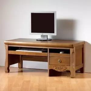 가구산책 엔틱 원목 컴퓨터 좌식책상 좌식PC테이블 B2137